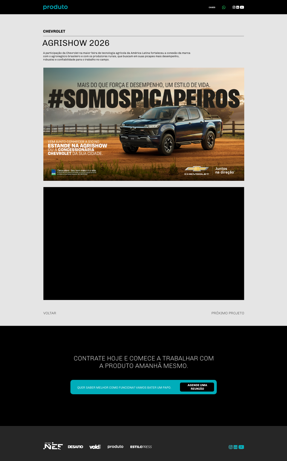 Tela original: Chevrolet — Agrishow 2026